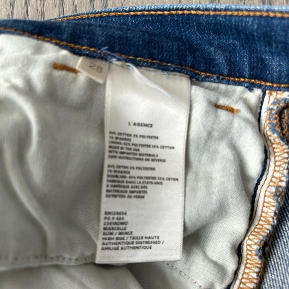 L'agence Women's Marcelle Slim Fit Jeans - Picture 7 of 7